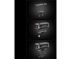 AKEEYO 710 Lite sports camera video recorder for bicycle handlebars - juodas