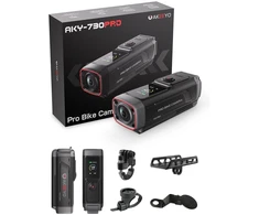AKEEYO 730Pro 4K Handlebar Video Recorder Sports Camera for Bikes and Motorcycles - Juodas