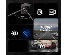 AKEEYO P1 car camera video recorder FullHD 30fps - juodas