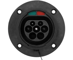 Akyga AK-SC-E25 eMobility Ladesteckdose 32 A 1phasig Type 2 No 1 0 m