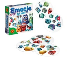 Alexander Card Game But Pairs Emotions - Round Cards GR0787