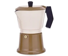 Aliuminio moka pot MR-1657-9-BEIGE MAESTRO