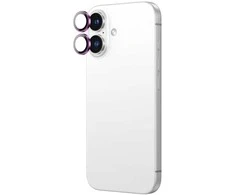 „AmazingThing AR“ aliuminio 2 objektyvų stiklas su kameros objektyvo rėmeliu, skirtas „iPhone 16 / 16 Plus“ - Rožinė
