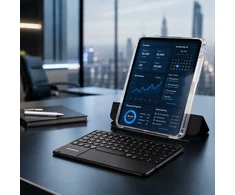 AmazingThing Minimal Case KeyLite Combo Keyboard Case for iPad Air 11" M2/M3/M4 (2024/2025/2026) - Juodas