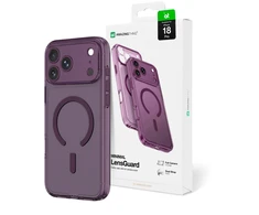 Dėklas AmazingThing Minimal Mag Lens Case for iPhone 18 Pro with Camera Cover and Lanyard Mount, Compatible with MagSafe - Violetinė