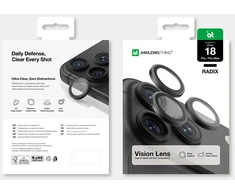 AmazingThing Radix Vision Lens Camera Lens Protector for iPhone 18 Pro / 18 Pro Max - Juodas