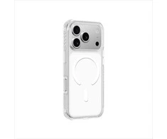 AmazingThing Titan Pro dėklas skirtas Apple iPhone 17 Pro Max suderinamas su MagSafe – skaidrus