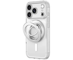 Dėklas Amazingthing Titan Pro Lens Ring Set MagSafe do iPhone 18 Pro Max permatomas