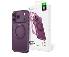 Objektyvas AmazingThing Titan Pro Spin Lens Case for iPhone 18 Pro with Rotating Ring and Lanyard Mount, Compatible with MagSafe - Violetinė