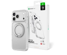 Objektyvas AmazingThing Titan Pro Spin Lens Case for iPhone 18 Pro with Rotating Ring and Lanyard Mount, MagSafe Compatible - Clear