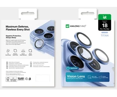 AmazingThing Titan Vision Lens Sapphire for iPhone 18 Pro / 18 Pro Max - Mėlyna