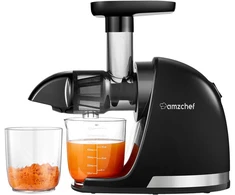 AMZCHEF 1501-BK-SM slow-running juicer (juodas)