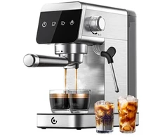 Kavos aparatas AMZCHEF CE-AZ-EM1501-SV Piston (Sidabrinis)