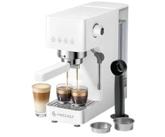 Kavos aparatas AMZCHEF CE-EM3131-WT Piston (Baltas)