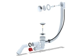Ani_Plast Automatic bath siphon 1 1/2X40/50 SER F