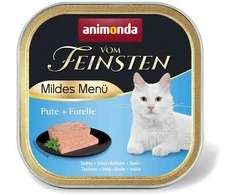 Animoda ANIMONDA Vom Feinsten Mild Menu kalakutiena ir upėtakiai - šlapias kačių ėdalas - 100 g