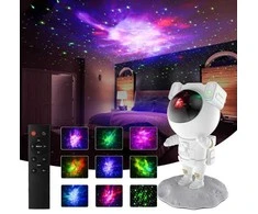 Astronautas baltas žvaigždžių projektorius LED Disco