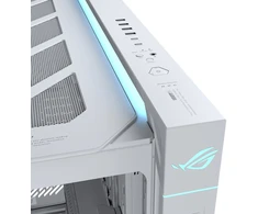 ASUS ROG CRONOX GR801 CURVE TG ARGB Balta MIDI tipo važiuoklė
