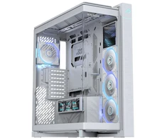 ASUS ROG CRONOX GR801 CURVE TG ARGB Balta MIDI tipo važiuoklė