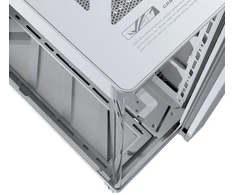 ASUS ROG CRONOX GR801 CURVE TG ARGB Balta MIDI tipo važiuoklė