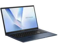 Nešiojamas kompiuteris ASUS Vivobook 15 X1504VA-BQ4293 Core 7 150U 15.6" FHD IPS lygio panelė 60Hz 250 nits AG 16GB DDR5 512GB SSD Intel Graphics 720p internetinė kamera 42 WHrs Nėra OS Tylus veikimas Mėlyna