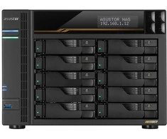 Serveris „Asustor AS6810T NAS“; bokšto tipo; 10 vnt. (3,5 colio SATA HDD / 2,5 colio SSD); AMD Ryzen Embedded V3C14; 16G ECC DDR5 SODIMM (maks. 64 GB), 2 vnt. 10 GbE, 2 vnt. 5 GbE, 4 vnt. M.2 2280 NVMe PCIe 4.0, 2 vnt. USB4, 2 vnt. USB 3.2 Gen, 1 vnt. pasirenkama 10 GbE plokštė