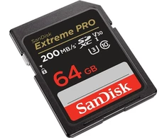 Atminties kortelė CARD MEMORY SDXC PRO SANDISK 64 GB