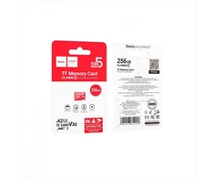 Atminties kortelė Micro SD 256GB class 10 UH-1 U3 V30 A2 Hoco red
