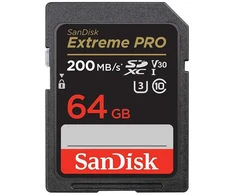 Atminties kortelė Sandisk memory card SDXC 64GB Extreme Pro