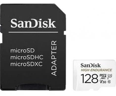 SanDisk High Endurance Micro SDXC 128GB V30 + Adapteris