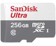 Atminties kortelė SanDisk Ultra Micro SDXC 256GB Android 100MB/s UHS-I
