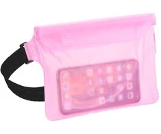 Dėklas Oem Atsparus vandeniui bag for mobile phone with belt clip rose