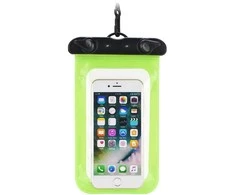 Oem Atsparus vandeniui bag for mobile phone with plastikas closing žalias
