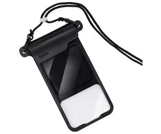 Dėklas Atsparus vandeniui case for mobile phone Hoco BAG31 juodas