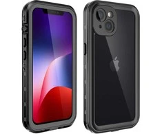 Dėklas Oem Case for iPhone 13 Shellbox DOT waterproof juodas
