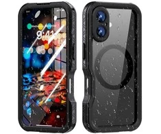 Dėklas Beeasy Oem Case for iPhone 16 Shellbox GT waterproof MagSafe compatible juodas