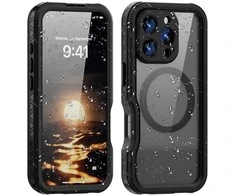 Dėklas Oem Case for iPhone 16 PRO Shellbox GT waterproof MagSafe compatible juodas