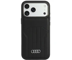Audi Synthetic Odinis dėklas MagSafe for iPhone 18 Pro Max / 17 Pro Max - Juodas