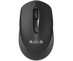 Aula AM205 2.4G Bezvadu Komplakta Datora Pele 4 pogas 800-1600dpi Melna