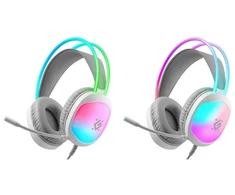 Ausinės DEFENDER ECLIPSE RGB Baltas