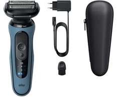 Barzdaskutė Braun Series 5 52-A1000S vyriškas skustuvas Skustuvas su tinkleliu Mėlyna