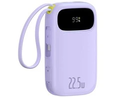 Baseus EnerFill FC21 Qpow 3 Ultra 20000 mAh 22.5W violetinė