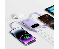 Baseus EnerFill FC21 Qpow 3 Ultra 20000 mAh 22.5W violetinė