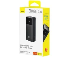 Baseus EnerFill 22.5W Powerbank 30000mAh Cosmic Juodas