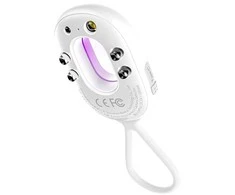 Baseus „Heyo Series II“ paslėptos kameros detektorius su signalizacija ir mini žibintuvėliu + Baseus paprastas USB-A - USB-C laidas - baltas