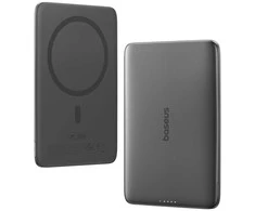 Baseus PicoGo AM41 ultra-slim magnetic 5000 mAh 20W juoda