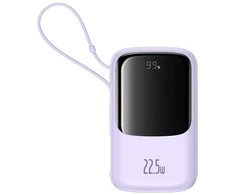 Baseus Qpow Pro+ 10000 mAh 22.5W violetinė