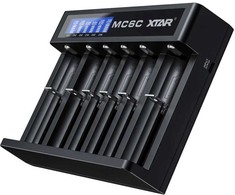 Ličio jonų akumuliatoriaus įkroviklis XTAR MC6C