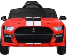 Akumuliatorinis sportinis automobilis vaikams Jokomisiada Ford Mustang Shelby GT500 PA0306 | spalva: raudona