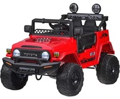 Akumuliatorinis automobilis vaikams Jokomisiada Toyota FJ CruiserHilux PA0301 | spalva: raudona